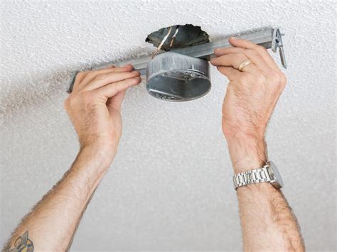 ceiling fan electrical box canada|replacing an existing ceiling fan.